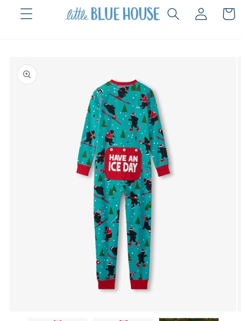Kids' HATLEY “Have an Ice Day' Wild Winter Sports pattern unionjack pyjamas BNWT